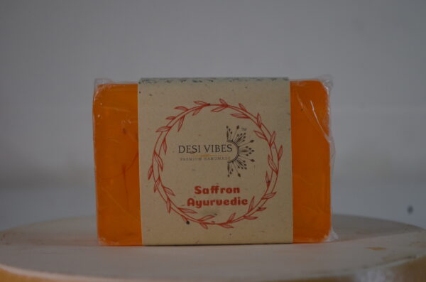 Saffron Ayurvedic Soap - Image 2