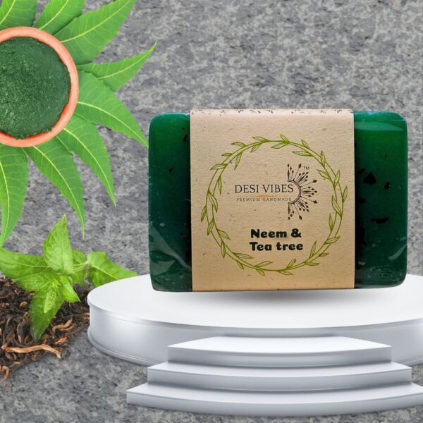 Pure Neem & Tea Tree Organic Soap